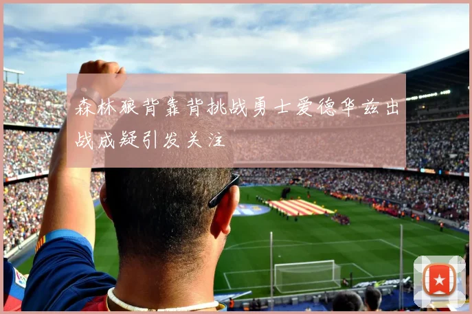 森林狼背靠背挑战勇士爱德华兹出战成疑引发关注